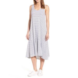 Sleeveless high-low dress